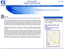 Tablet Screenshot of comsys.ma