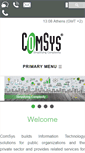 Mobile Screenshot of comsys.gr